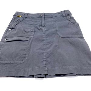 Lolë Gray Cargo Skirt Size 8